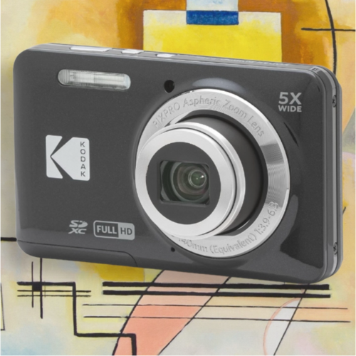 코닥 픽스프로 FZ55 디지털 카메라 레트로 디카 [미국직배송_관부가세 포함가], 블랙