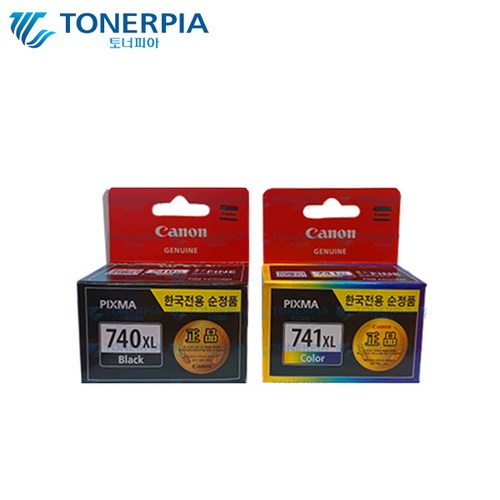 캐논 정품잉크 PG-740 CL-741 PG-740XL CL-741XL MG2170, 1개, 06_캐논정품 대용량세트 PG740XL CL741XL
