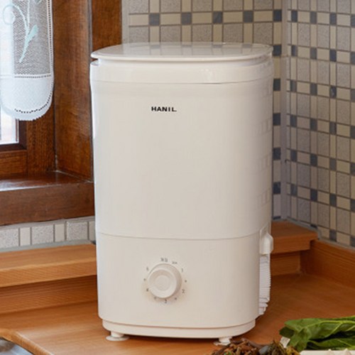 한일전기 미니 만능짤순이 음식물 탈수기 1KG 의류 ****** 만두 오이지 탈수 NW-1000