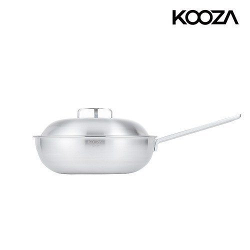 KOOZA 316 커퍼코어 통5중 2.7T 스테인레스 인덕션 중식웍 궁중팬 낮은 편수 웍, 1개, 28cm