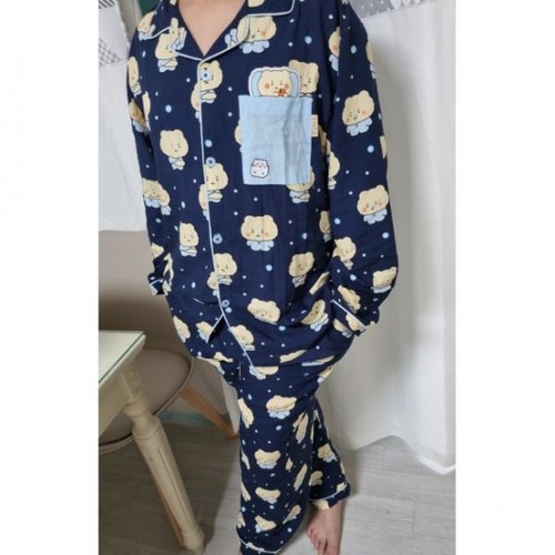 SPAO 스파오 망그러진곰 망그러져도 귀여운 긴팔 파자마NAVY_SPPPE49U03 SPPPE49U03, [59]NAVY, M[095]