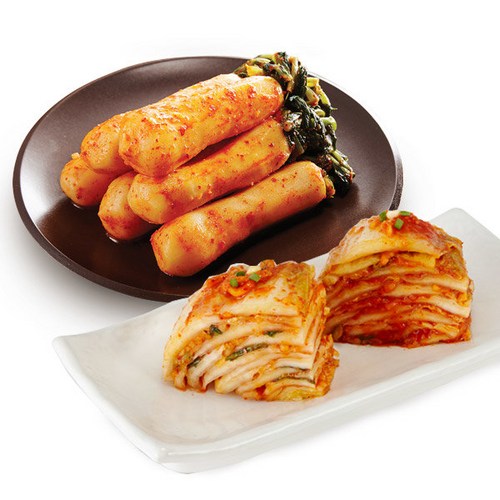 국내산 진선미김치 맛김치2kg+총각김치2kg, 1개