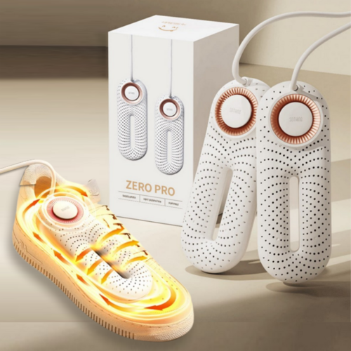 뽀숑하슈 휴대용 신발건조기 가정용 탈취 운동화 말리기, 화이트