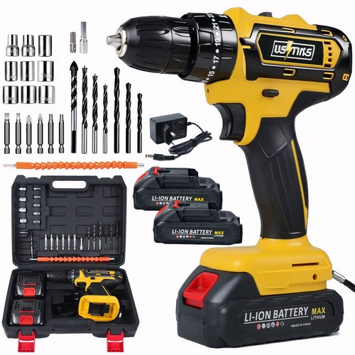 우스틴스 20V 리튬이온 충전 햄머 전동드릴세트 TCR300, 본품 + 배터리2개이상, 1세트