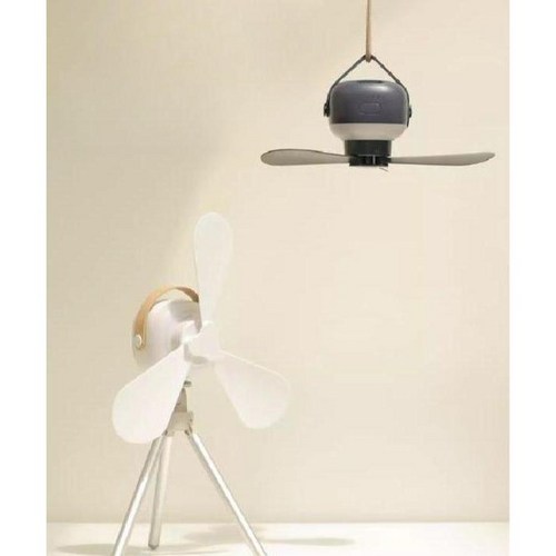 캠핑타프팬 캠핑 서큘레이터 천정 텐트 충전식 조명 실링팬 미니 써큘레이터, D. 블루 7200mAh 조명팬+리모컨