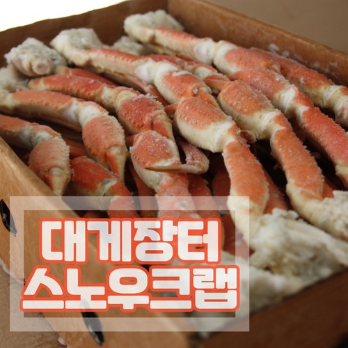 [대게장터] 스노우크랩 5kg 러시아대게 수입 마가단 냉동 자숙 대게 섹션 배달, 5kg-3L, 1개