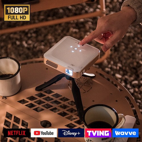 제우스 FHD 빔프로젝터 미니빔 무선사용 스마트OS 넷플릭스 유튜브 휴대용 가정용 캠핑용 홈시네마, ZEUS A1000N