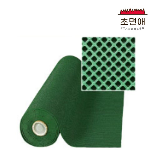 초면애 수영장 장마매트 미끄럼방지 잘라쓰는 앤트랩 사각매트 120x300cm 4mm, 그린, 1개