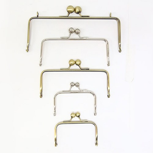 니뜨 니팅 프레임 (M) / 니뜨가방부자재 뜨개부자재 무공프레임 지갑프레임 프레임 동전지갑프레임, 엔틱, 1개