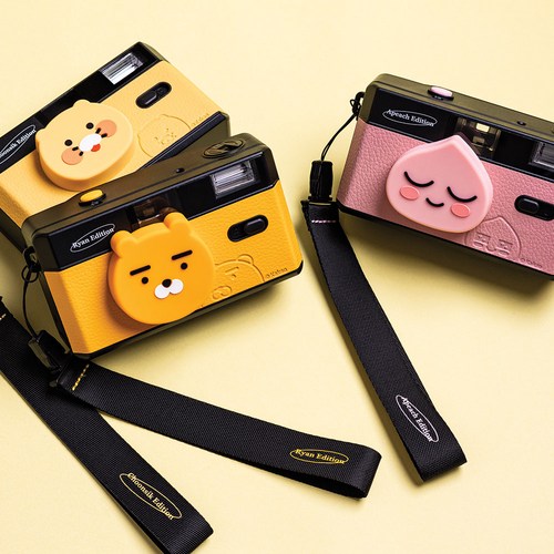 카카오프렌즈 에디션 필름카메라 + 코닥 필름 Set 어피치 라이언 춘식이 3종 중 택1, 라이언 에디션 필름 Set, 1세트, 라이언 에디션