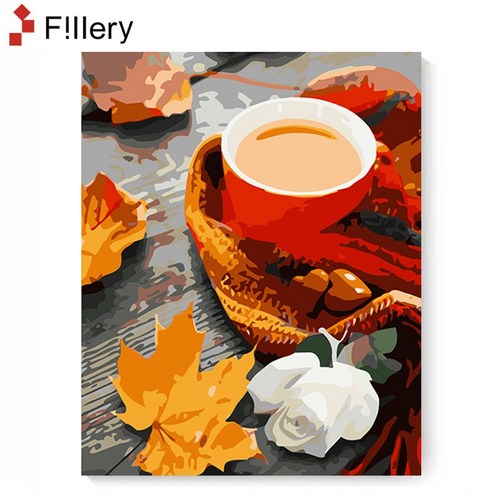 Fillery 피포페인팅 DIY명화그리기 액자그림 유화세트 40 x 50cm, 055, 1개
