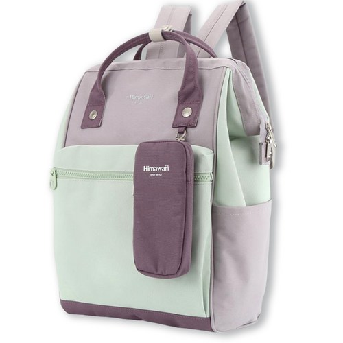 [아마존 Best] 히마와리 네모백 핸드폰 가방&아이패드/노트북 방수백팩 No.1027