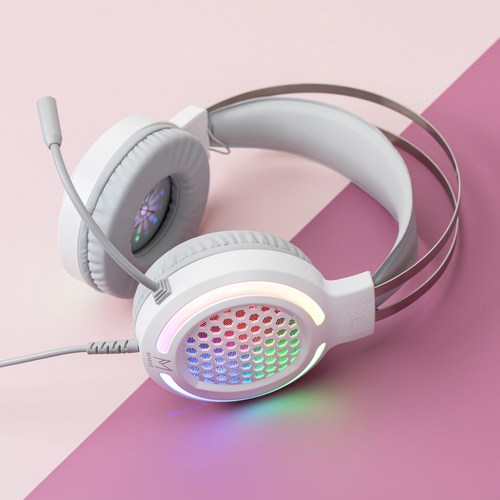 게이밍 헤드셋 USB 마이크 LED 메이브 M1, 1개