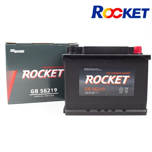 로케트 GB 56219 아반떼 MD AD 트랙스 K3 배터리, 엑스프로 XP 56219, 폐전지반납, 13mmT세트대여, 1개