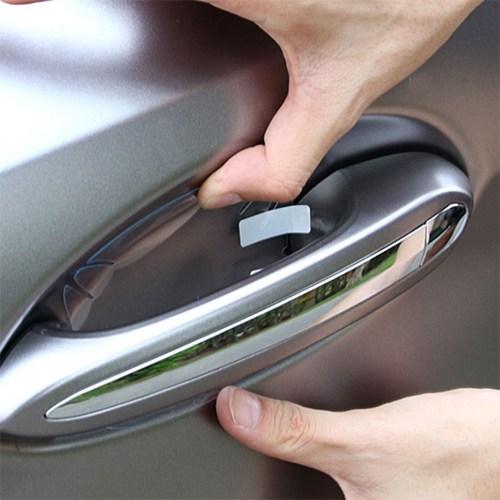 BMW X7 미카 도어컵 ppf 생활 기스 보호 손잡이 필름 셀프 간편부착 4P, 전차종