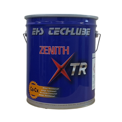 제니스 ZENITH XTR 점착력 좋은 파란색 그리스 굴착기 트럭 구리스 15kg 2번 - 실리콘 구리스 추천