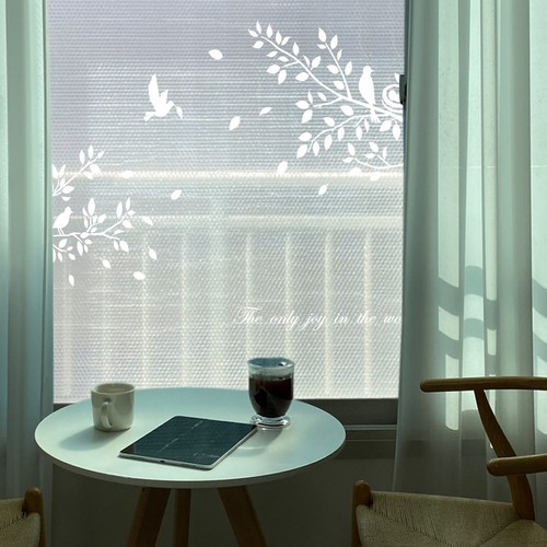 [창조하는사람들] 딱포미 물없이 붙이는 뽁뽁이 -더블- 해피트리 1m x 5m, 1개