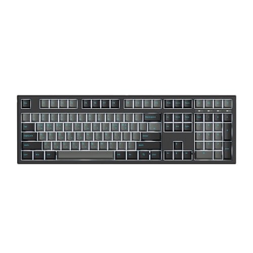 COX 가스켓 마운트 게이밍 기계식 키보드 갈축, Black, CX108G PBT