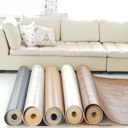 장판 애견매트 베란다매트 바닥장판 PVC 거실 거실매트 바닥매트 생활방수 셀프재단가능, 목무늬 라이트, 1개