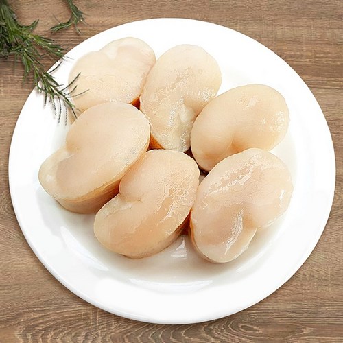 자연산 키조개 관자 급냉 통관자 슬라이스 500g, 급냉 관자 통관자 미니사이즈500g, 1개