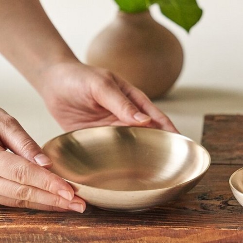 [광명유기] 방짜 유기 오목찬기 15cm 2p, 단품, 2개