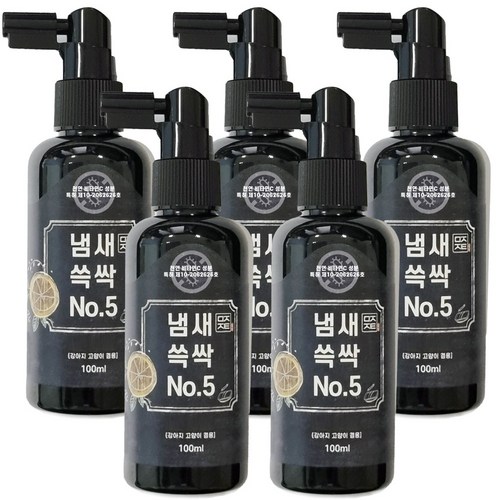 무지조타 냄새쓱싹 강아지 치석관리 뿌리는 강아지 치약, 구강/치석관리, 100ml, 5개