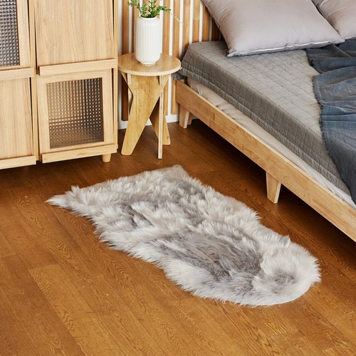 매드포퍼 양털 물결 러그 에코퍼 털 장모 온감 카페트 매트 3사이즈 5컬러