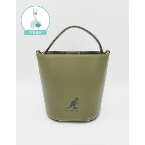 [백화점상품] 캉골 토트백 루나 레트로코어 버켓백 리플렉스 구름키링