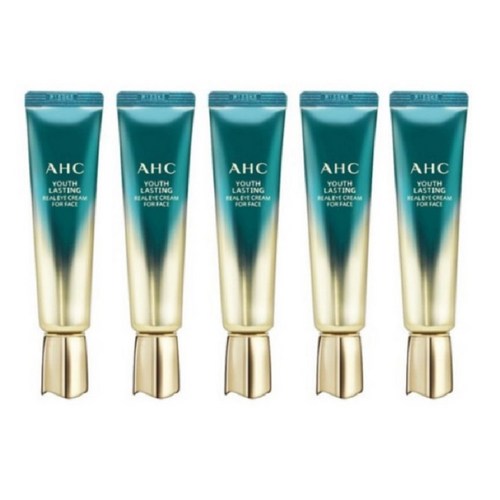 AHC 아이크림 시즌9 유스래스팅 리얼 아이크림 포 페이스 30ml 5개 / 눈가 주름 탄력 미백 보습