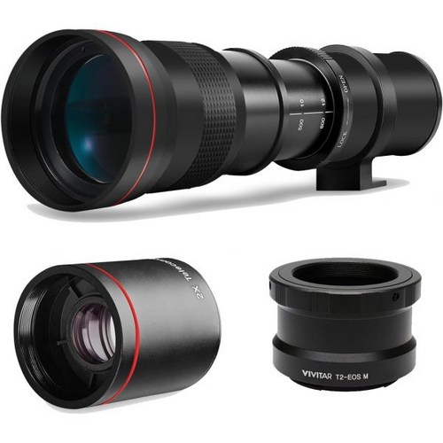 BM 프리미엄 고출력 420-1600mm f/8.3 캐논 디지털 EOS 레벨 EOS-M M2