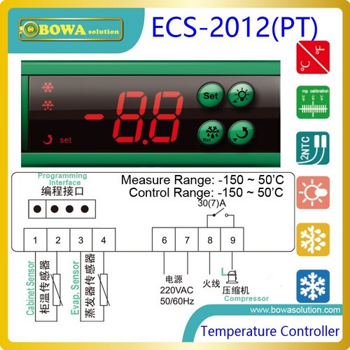 3/4 단계 캐스케이드 냉동 장치에 대한 온도 제어 극저온 프로세스 get -120'C 또는-150'C 딥 냉동고 제, 한개옵션0, 1개