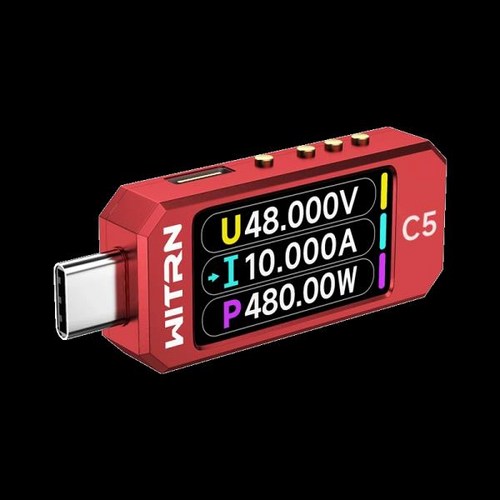 WITRN C5 테스터 USB 전압 계량기 28V PD3.1 고속 충전 EPR 노화 감지, [01] 228 red 20bit, 1개