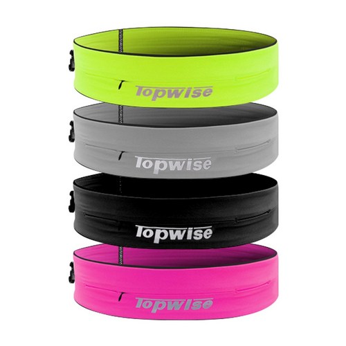 탑와이즈 2 스포츠 플립 벨트 밴드, M, 블랙