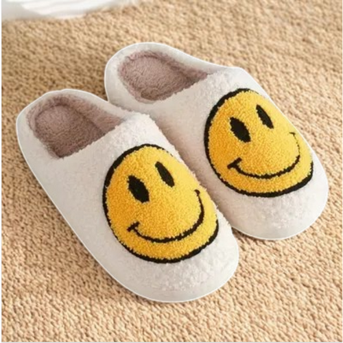 하우스에디션 층간소음 스마일 털 실내화 거실화