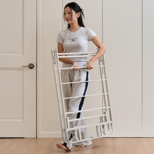 라이프먼트 베이직 10초 설치 초간단 접이식 매트리스 깔판 침대 프레임 받침대 단품 (15cm/30cm), 30cm (고상형), 화이트