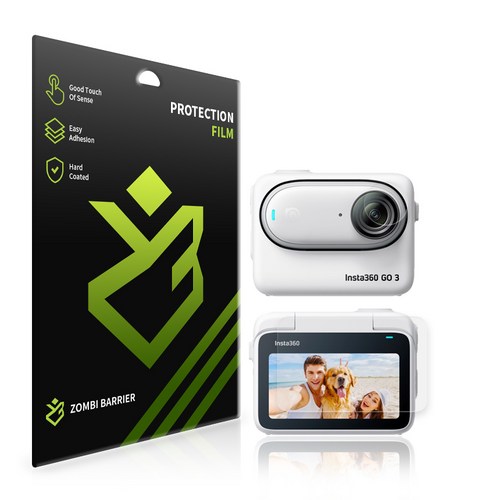 인스타 360 GO3 올레포빅 고광택 액정 보호필름 2세트, 단품, 2개