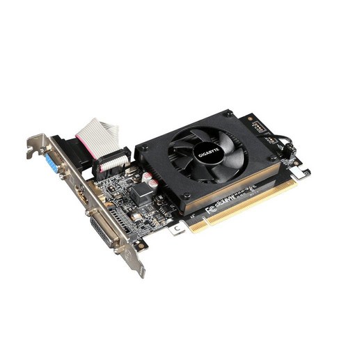 GIGATE GeForce GT 710 2GB 로우 프로파일 그래픽 카드 GV-N710D3-2GL REV2.0 413874