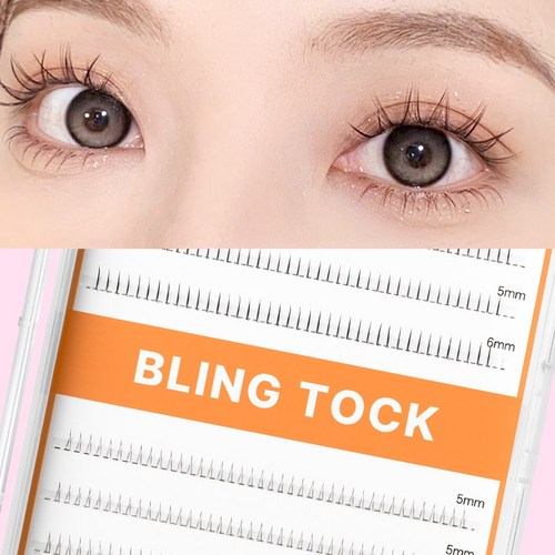 [대용량]블링톡 믹스 가닥속눈썹 324pcs 붙이기 인조 셀프연장 부분언더, 블링톡 믹스 언더(단독제품), 1개