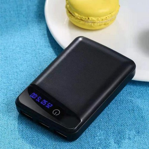5V 1A 3x18650 DIY 보조배터리 3USB 배터리 상자 키트 디지털 LCD 디스플레이 충전기, 1개