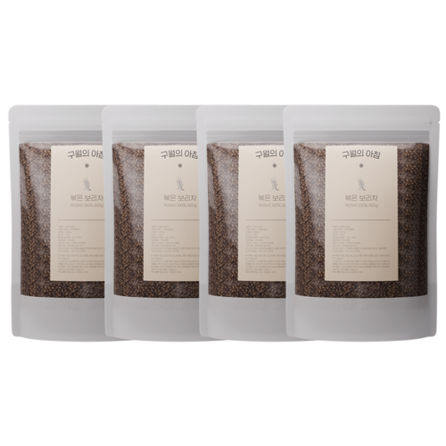구월의아침 매일 쪄서볶은 국산 보리차, 500g, 1개입, 4개