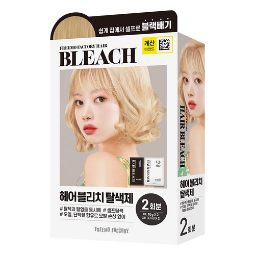 프리모팩토리 헤어 블리치 셀프 탈색제 블랙빼기, 1개, 80ml