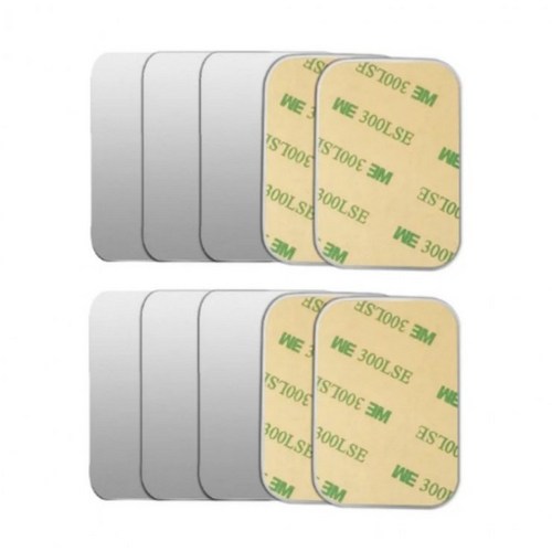 메탈 플레이트 사각 실버 철판 10pcs, 20개 1세트, 1개