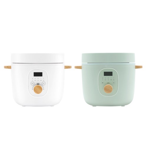쿠잉 미니밥솥 RC-0311 화이트 1 2 3인용 밥통 캠핑용 보온 소형 미니 원룸 자취생 가정용 오피스텔 캠핑 펜션 사무실, 민트( RC-0311MT )