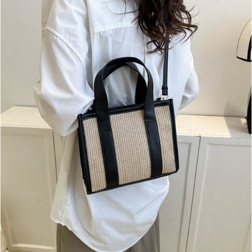 수담 여성 캔버스백 포시즌 4계절 크로스백 에코 데일리 라탄백