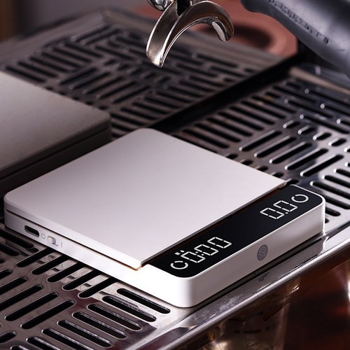 zeroHero 제로히어로 E 스마트 초정밀 전자저울 커피저울, 화이트