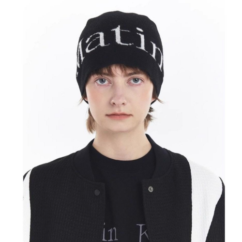 마뗑킴 숏 비니 털모자 모자 MATIN KIM Knitted hat
