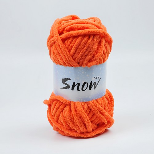 스노우 수면사(100g) 1팩(3볼), 10 오렌지, 3개