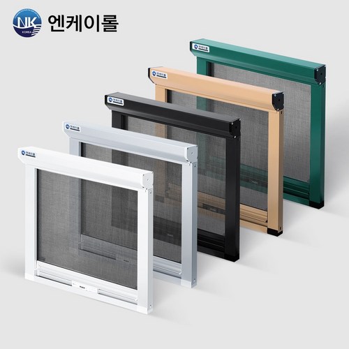 엔케이롤 창문 방충망 롤방충망 자동롤 상하식 PJ 주문제작, 07_가로1000mm(901~1000), 07_세로1000mm(901~1000), 1개