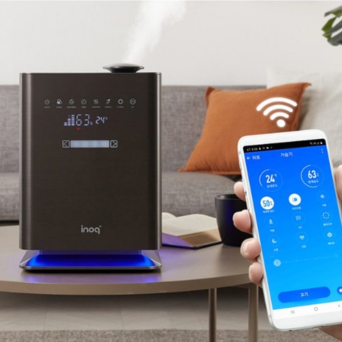 계절드림 IOT 디지털 복합식 가습기 4.3L 스마트폰 원격제어, IOT 복합식 가습기