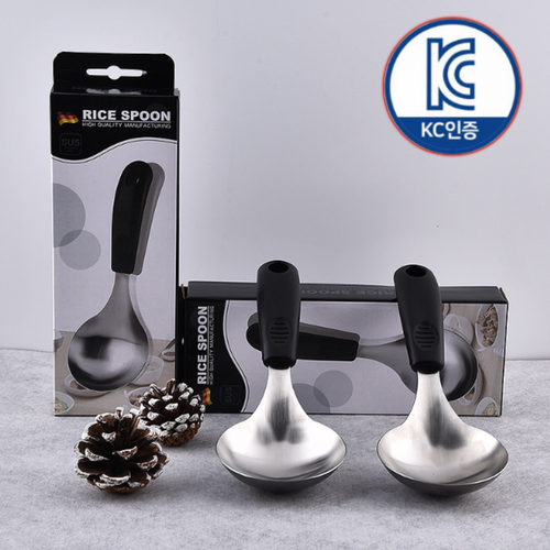 [스텐 304]컴포어 미니국자 서빙스푼 전현무 숟가락, 3개, 단품, 블랙